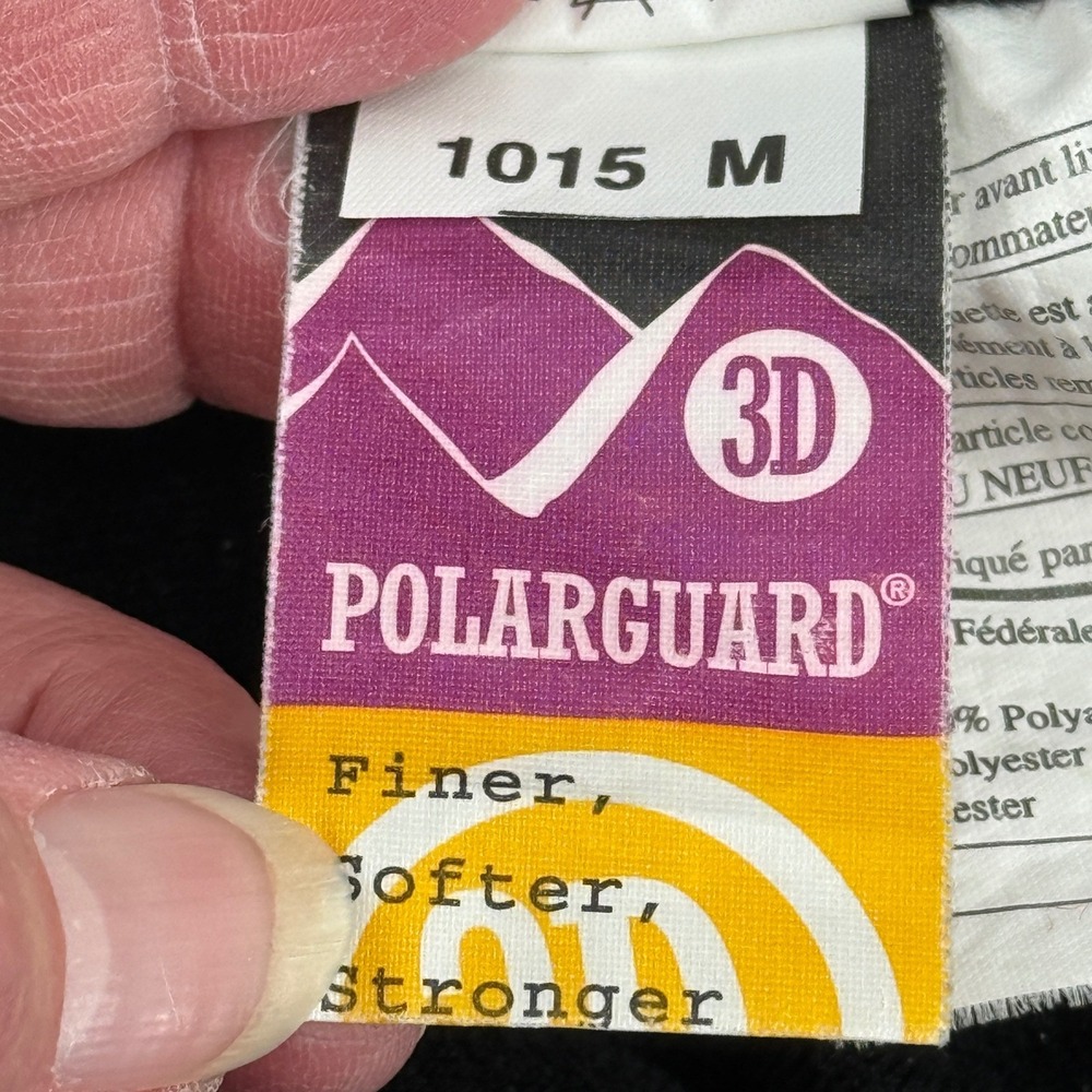 Marmot Polarguard 3D Pullover Womens Small Black Fleece Lined Quilted‎ 3/4 Zip - Picture 6 of 13
